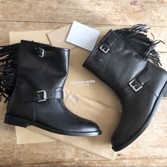 Michael Kors Collection Shoes - Michael Kors collection fringe booties
